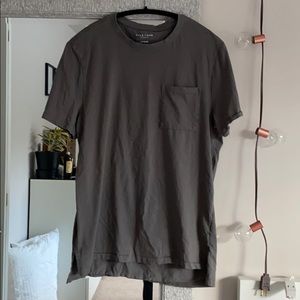 Five Four Gray Pocket Tee